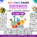 Dinosaur Theme Coloring Pages I 10 Printable Pages