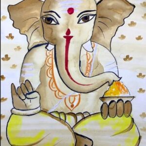 Divine Ganesh Coffee Painting | 2 Hr | Pre - Recorded | 10+Years & Moms