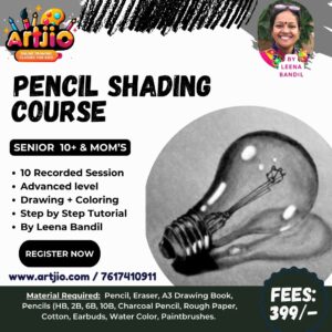 PENCIL SHADING COURSE | Senior Batch | 10 Pre-Recorded | 10+ & Mom's