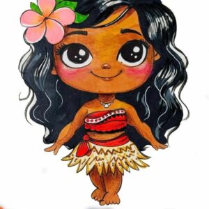 Moana Doodle Artwork | 1Hr | Pre - Recorded