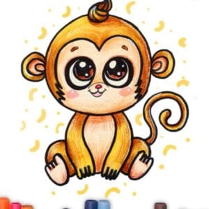 Cute Monkey Doodle | 45 Min | Pre - Recorded