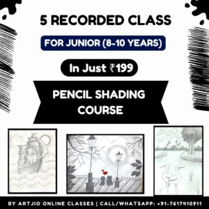 JUNIOR BATCH PENCIL SHADING COURSE | 5 PRE-RECORDED SESSIONS
