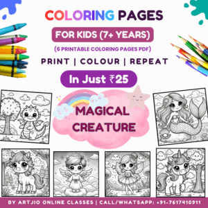 Magic Creature Coloring Pages I 6 Printable Pages