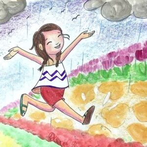 Girl Running On A Colorful Path | 1Hr | Pre - Recorded | 10+Years & Moms