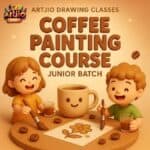 JUNIOR BATCH COFFEE PAINTING COURSE | 12 PRE-RECORDED SESSIONS