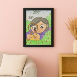 Little Explorer – Nature Discovery Art | A4 Size Handmade Artwork to Brighten Up Your Child’s World