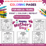 Mother's Day Coloring Pages I 5 Printable Pages