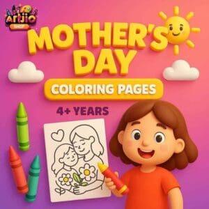 Mother's Day Coloring Pages I 5 Printable Pages