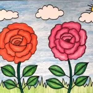 Rose Garden Artwork | 2Hr | Pre-Recorded | 4-7 Years