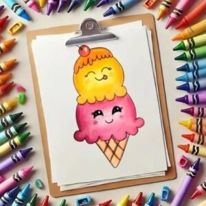 Ice Cream Artwork | 1Hr | Pre-Recorded | 4-7 Years
