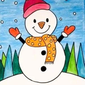 Snowman Artwork | 1Hr | Pre-Recorded | 4-7 Years