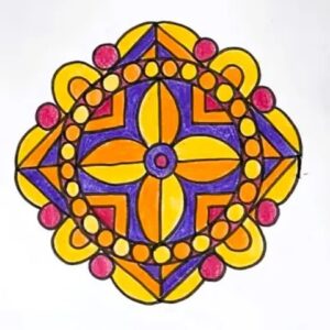 Rangoli Artwork | 1Hr | Pre-Recorded | 4-7 Years