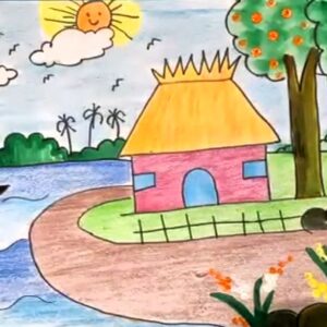 Village Scene Artwork | 2Hr | Pre-Recorded | 4-7 Years