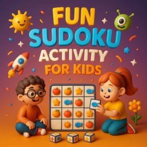 Fun Picture Sudoku Activity Pack For Kids