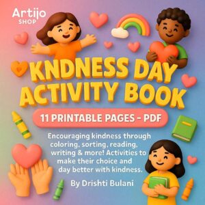 Kindness Day Special: Printable Activity Pages | Pdf Of 11 Pages