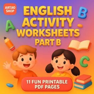 Fun English Activities For Grade 1 Part B | Pdf Of 11 Printable Pages