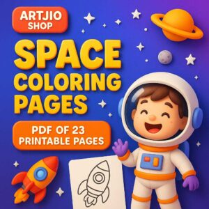 Space Theme Coloring Pages | Pdf Of 23 Printable Pages