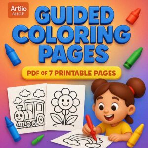 Color Me Right! – Guided Coloring Worksheets For Kids | Pdf Of 7 Printable Pages