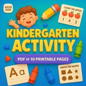 Kindergarten Activity Worksheets For Kids | Pdf Of 10 Printable Pages