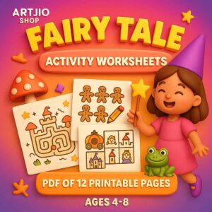 Fairy Tale Activity Worksheets For Kids | Pdf Of 12 Printable Pages