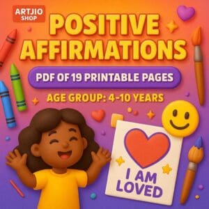 Positive Affirmations Coloring Pages | Pdf Of 19 Printable Pages