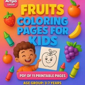 Fruits Coloring Pages | Pdf Of 11 Printable Pages