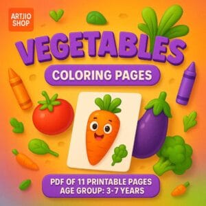 Vegetables Coloring Pages For Kids | Pdf Of 11 Printable Pages