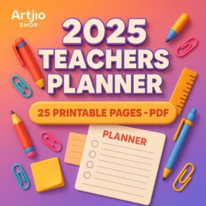 Teacher Planner 2025 – Organize Your Academic Year With Confidence! | Pdf Of 25 Printable Pages