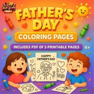 Fathers Day Coloring Pages I 5 Printable Pages
