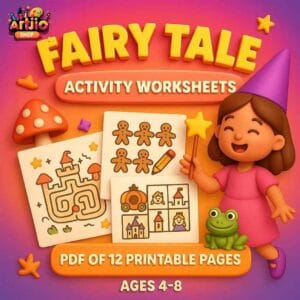 Fairy Tale Activity Worksheets For Kids | Pdf Of 12 Printable Pages