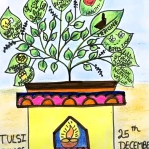 Tulsi Diwas Artwork | 2 Hr | Pre-Recorded | 8-10 Years