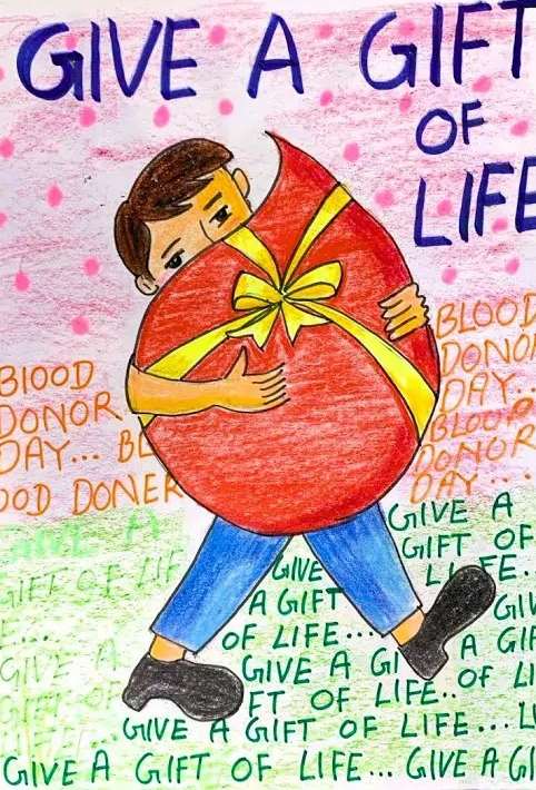 Blood Donor Day Artwork | 2 Hr | Pre-Recorded | 8-10 Years