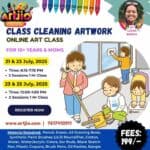Class Cleaning Artwork Live Workshop For 10+ Years & Moms | 2 Day Session | 21 & 23 July | 23 & 25 July
