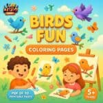 Birds Fun Coloring Pages | PDF Of 10 Printable Pages