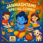Janmashtami Special Combo For Kids & Moms- Art, Story & Coloring