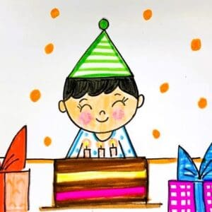 Birthday Boy Artwork | 45 Min | Pre-Recorded | In Hindi | 4-7 Years