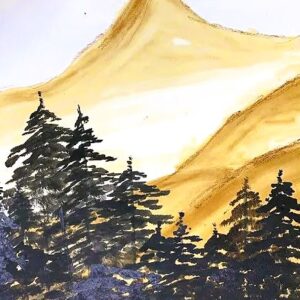 Patriotic Coffee Painting Artwork | 1 Hr | Pre-Recorded | 10+ Years & Moms