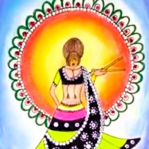 Graceful Garba– Navratri Special Artwork | 2 Hr | Pre-Recorded | 10+ Years & Moms