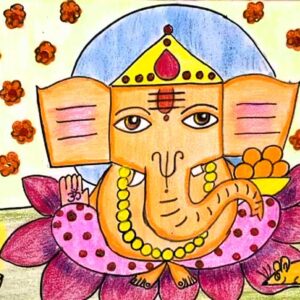 Lord Ganesha Artwork | 2 Hr | Pre-Recorded | 8-10 Years