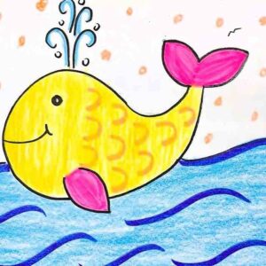 Whale Artwork | 45 Min | Pre-Recorded | In Hindi | 4-7 Years