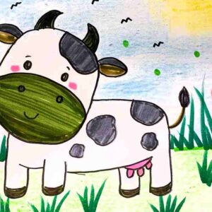 Cute Little Cow Artwork | 1 Hr | Pre-Recorded | 4-7 Years