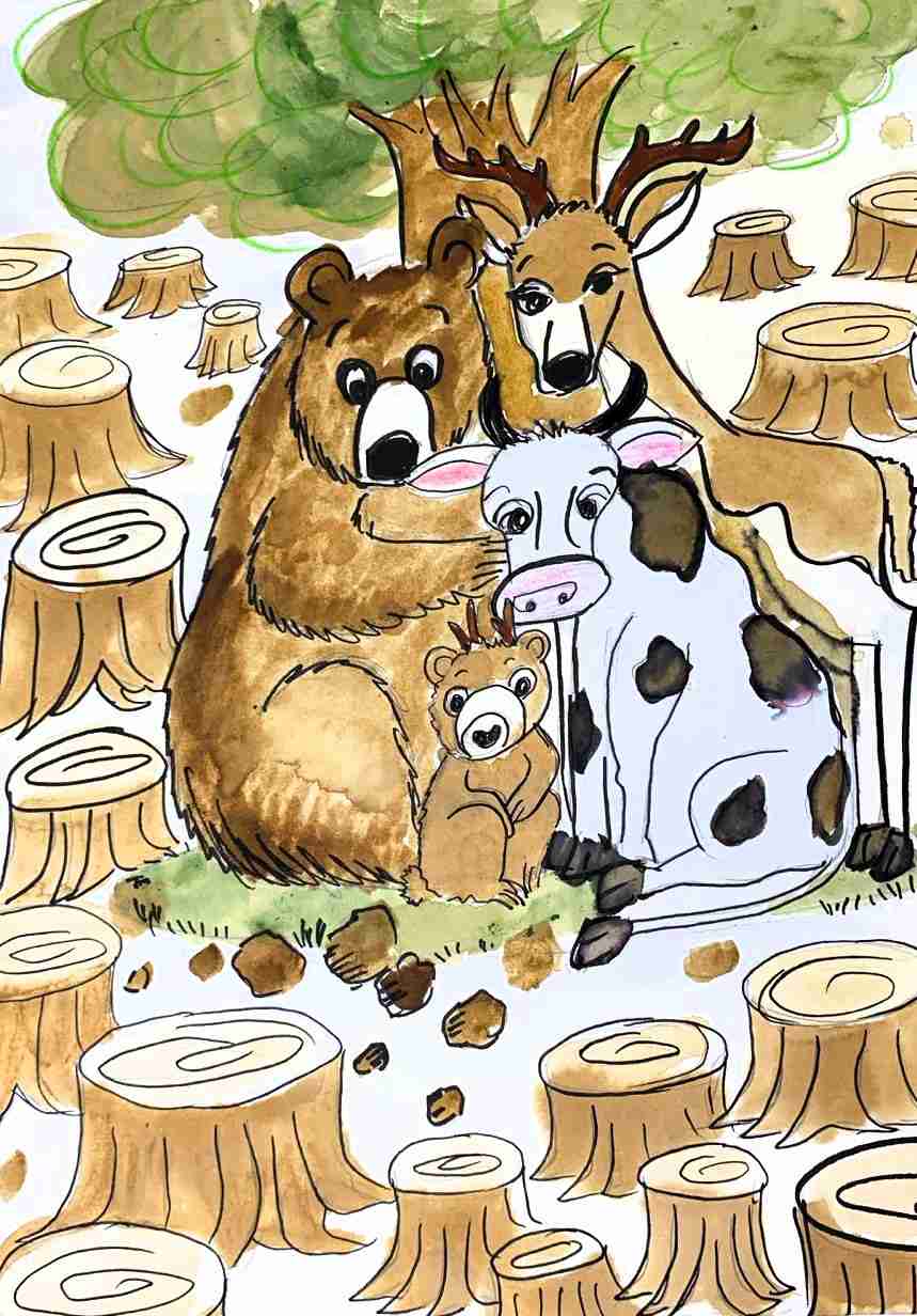 Deforestation Awareness Artwork | 2 Hr | Pre-Recorded | 10+ Years & Moms