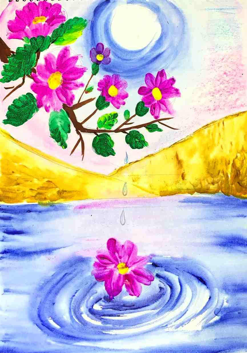 Blooming Flower- Finger Impression Artwork | 1 Hr | Pre-Recorded | 10+ Years & Moms