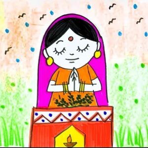 Tulsi Divas Special Artwork | 45 Min | Pre-Recorded | In Hindi | 4-7 Years