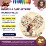 Kindness And Care Artwork Live Workshop For 8-10 Years| 2 Day Session | 5 & 7 Jan | 7 & 9 Jan