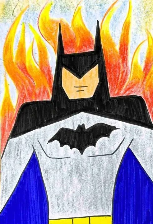 Superhero Batman Artwork | 1 Hr | Pre-Recorded | 8-10 Years