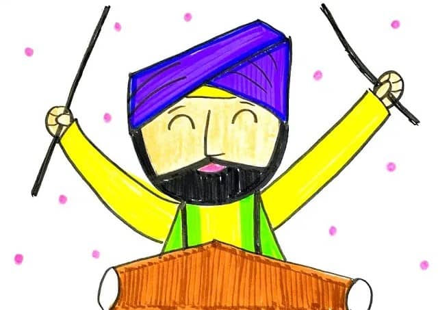 Lohri Special Artwork | 45 Min | Pre-Recorded | In Hindi | 4-7 Years