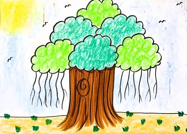 National Tree Artwork | 45 Min | Pre-Recorded | In Hindi | 4-7 Years