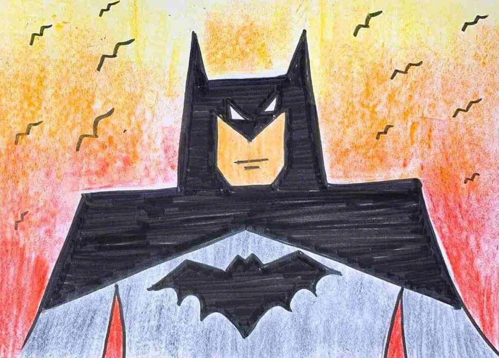 Superhero- Batman Artwork | 1 Hr | Pre-Recorded | 4-7 Years