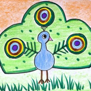 National Symbol- Peacock Artwork | 45 Min | Pre-Recorded | In Hindi | 4-7 Years